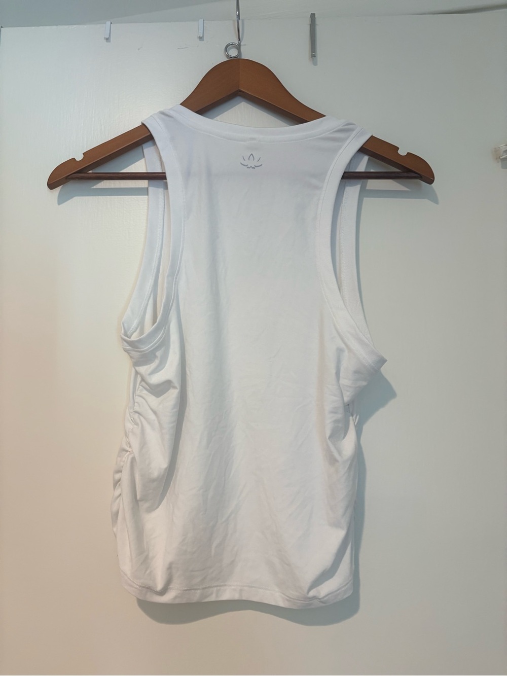 Beyond Yoga Featherweight Your Fit Shirred Tank - Cloud White